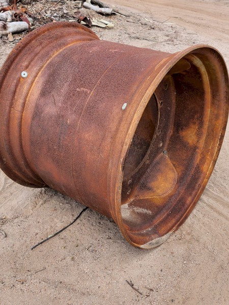 4 Large Wheel rims ex Stieger Tractor $1000 for 4