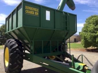 10 tonne Dunmunkle Engineering Chaser Bin