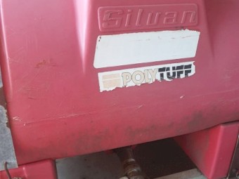 Silvan 1000 litre tank on wheels