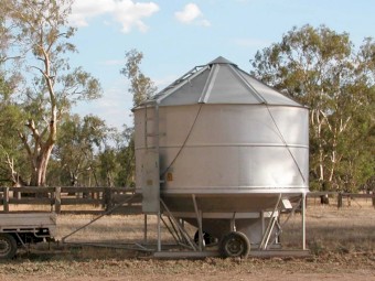 Kotzer 28 Cubic Metres Field Bin hardly used