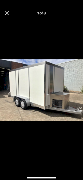 2023 Huge Mobile coolroom 14x6 trailer highest quality custom made wash sink included
