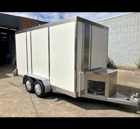 2023 Huge Mobile coolroom 14x6 trailer highest quality custom made wash sink included