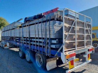 44ft 6 inch Flat Top Lead Trailer