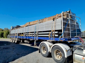 44ft 6 inch Flat Top Lead Trailer