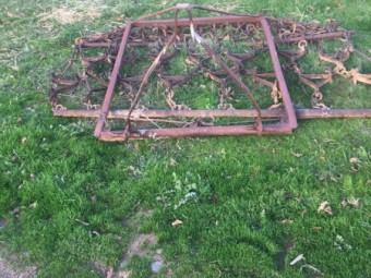 Pasture Harrow 3 point linkage lifting frame