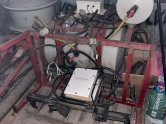 Gazeeka Moisture meter and spray tank set up