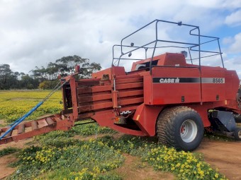 Case 8585 4x3 large square baler