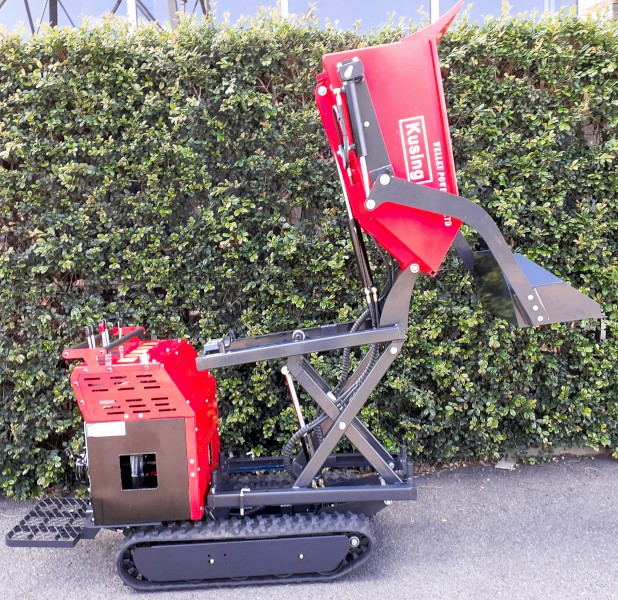 15HP Hydraulic Scissor Lift Mini Loader 500kg / 860mm Wide
