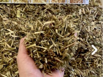 Clover ryegrass hay