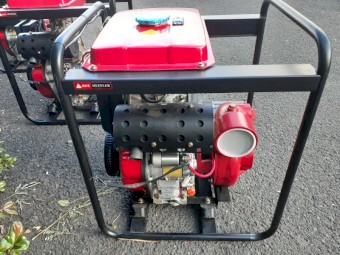 Kusing 4” Diesel High-Pressure Cast-Iron Water Pump E-start 12L tank