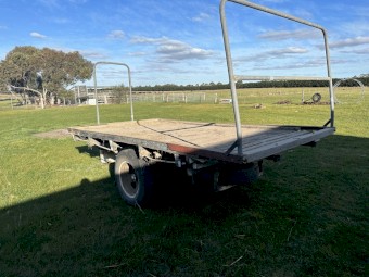 Old hay trailer