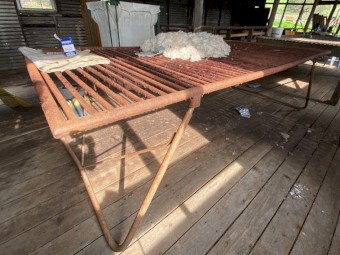 Steel Wool Table