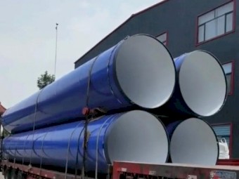 APL 5L Q235 Steel Irrigation Pipes with Amerlock 400 Double Painted
