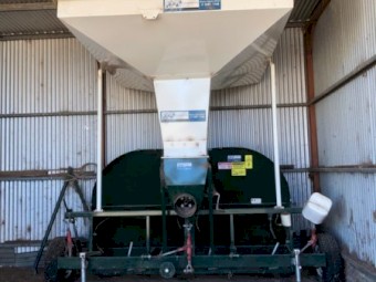 Brand New K and D Engineering Grain Bag Inloader with Extra Large Hopper