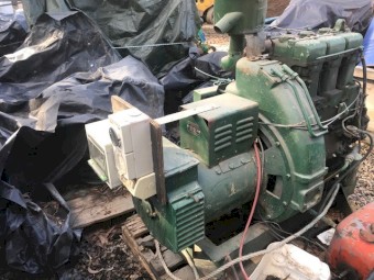 Lister HR3 diesel 3 cylinder air-cooled single phase 18 Kva generator