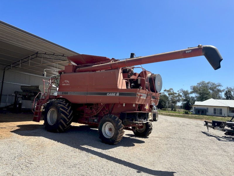 CASE 2388 & 30 ft 1010 font with trailer