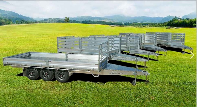 Rivercity Premium X Flat Top Galvanized Trailer
