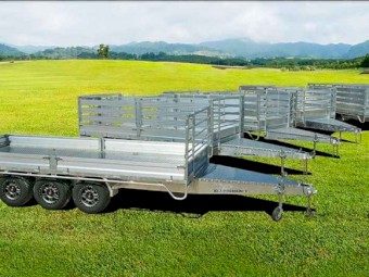 Rivercity Premium X Flat Top Galvanized Trailer