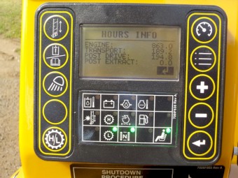 2019 VERMEER PD10 TRACKED PILE DRIVER/PIER DRIVER/POST DRIVER/POST RAMMER
