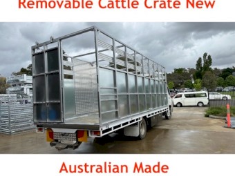 Stock Crate Galvanised Removable Cattle Crate for Truck or Trailer Australian Made New