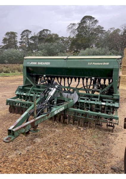3.5 metre John Shearer Pasture Drill