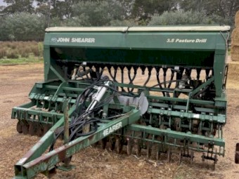 3.5 metre John Shearer Pasture Drill