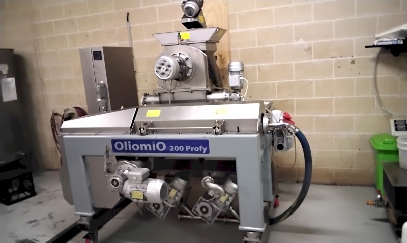 2017 Oliomio Prophy 200 Olive Press with Oil Storage Tanks and Olive Harvester