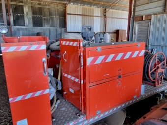 Fire fighting tray