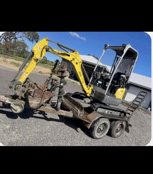 Wacker Neuson EZ17 , Plant trailer, Attatchments