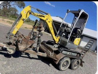 Wacker Neuson EZ17 , Plant trailer, Attatchments