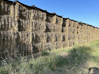 200mt Rye Clover Hay 530kg 8x4x3 Bales
