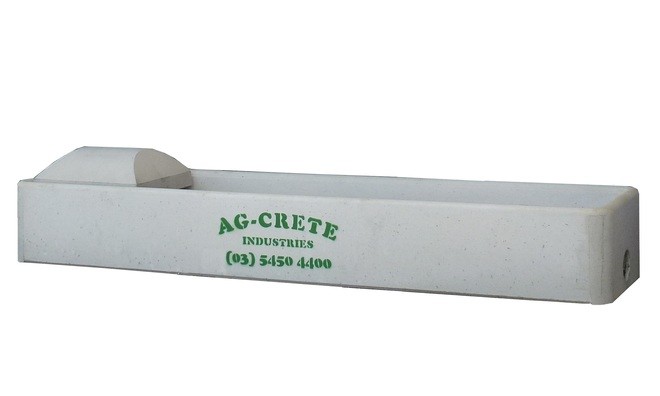 CONCRETE AG-CRETE 485 LITRE WATER TROUGHS 10' / 3m - FOR SHEEP OR CATTLE - AGCRETE
