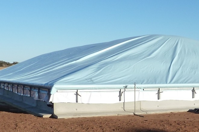 Concrete Ag-Crete Bunker Walls for Grain, Compost, Garden Supplies - Ag-Crete