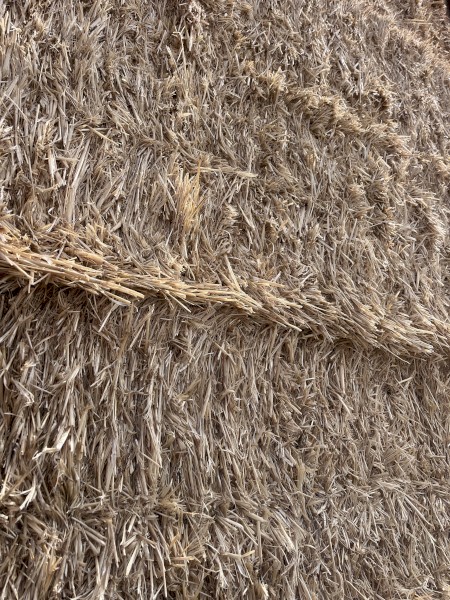 Barley straw includes the header trailings 