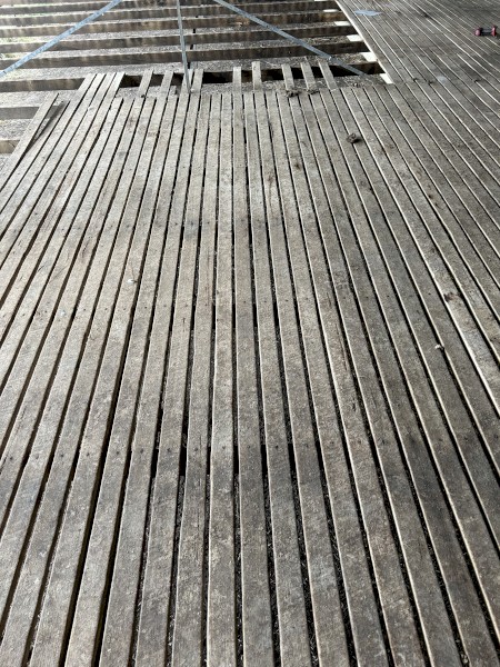 Sheep shed timber flooring