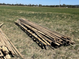 Sheep shed timber flooring