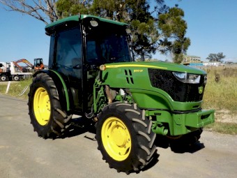 2019 John Deere 5100GF Orchard/Vineyard 4WD 100hp Tractor