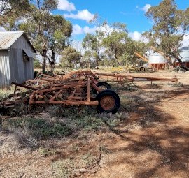 Napier 48ft Cultivator Bar and  Finger Tyne Harrows (NO GST)