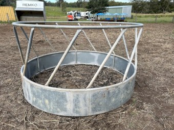 2 x round bale feeders