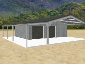 Quality R & F Steel Shed for sale