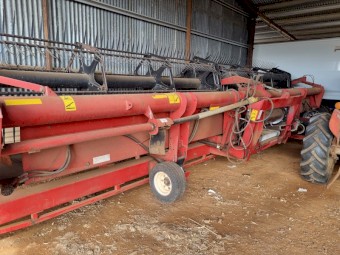 Case 2166 with 30' 972 Macdon Front