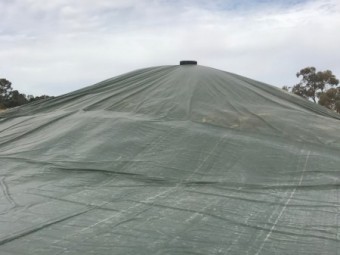 TARPS: GRAIN BUNKER / ALMOND BUNKER TARPS 19M X 30M  BRAND NEW