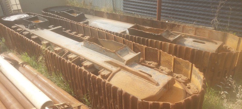 Excavator track frames- doosan 300cl sold as a pair/set