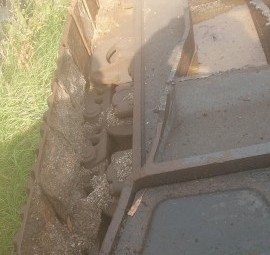 Excavator track frames- doosan 300cl sold as a pair/set