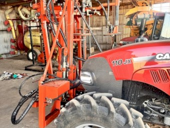 New Case JX110 Tractor and pruning machine for sale