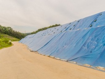 Grain Bunker Tarp.  50m x 30m NEW