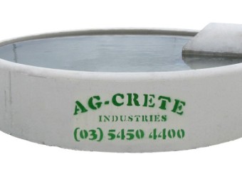 Round 6ft 4in Diameter Water Trough for Cattle, Horses. 1400Lt capacity.