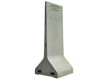 Portable Ag-Crete Concrete Divider Retaining Wall 3m High 
