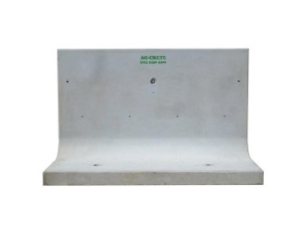 Ag-Crete L-Block Retaining Walls 1.5m high x 2.4m long x 1.0m wide