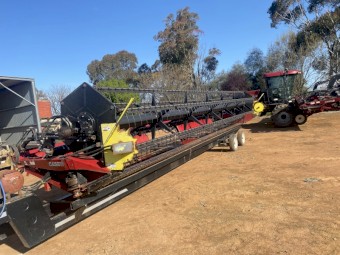 2007 Case IH WDX 1902 with 2013 Case IH DH 30ft front